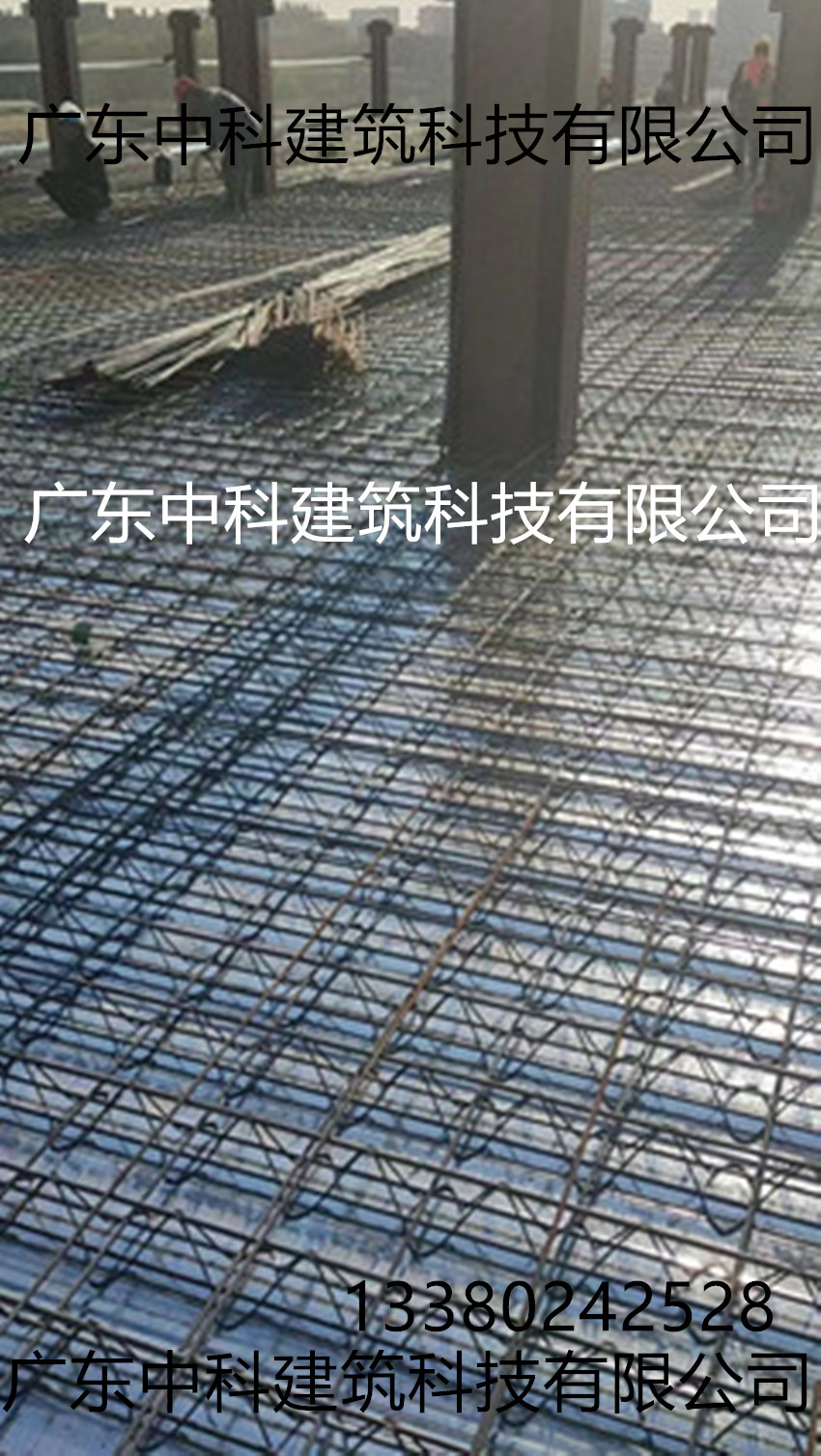 广东中科 第三代焊接式钢筋桁架楼承板TD板钢结构镀锌板